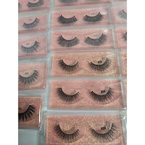 Lot 26 Pairs - False Eyelashes Assorted Styles- High Quality - Picture 7 of 16